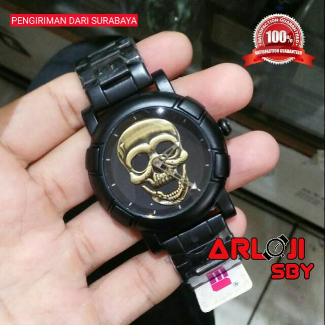 Jam tangan pria SKMEI 9178 skeleton original tahan air