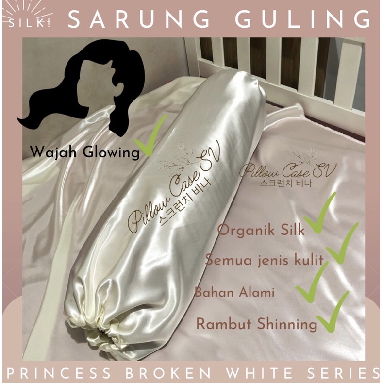 sarung guling satin silk high quality SV