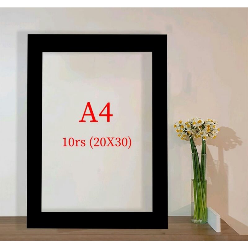 figura 10rs 20x30cm/A4 TANPA KACA.