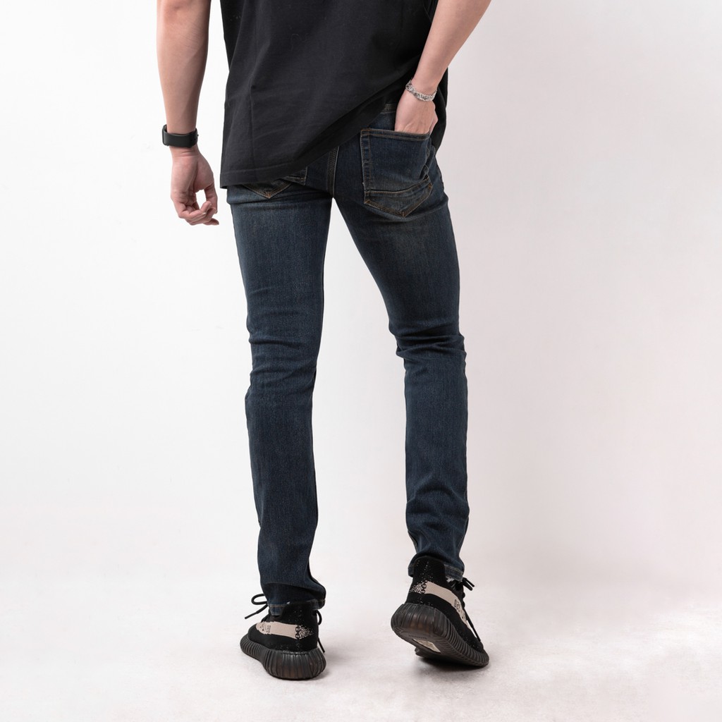 Celana Ripped Jeans Pria / Celana Jeans Sobek Bahan Stretch Denim - (UJ-20)