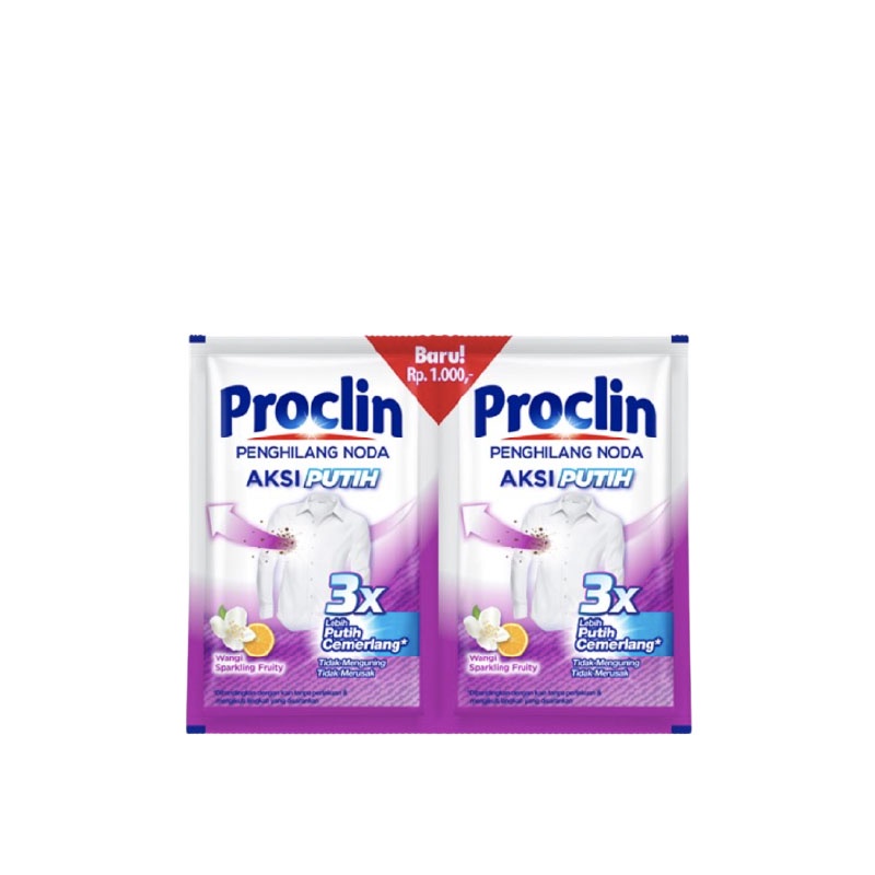 Proclin Aksi Putih Sachet 24 x 25 mL