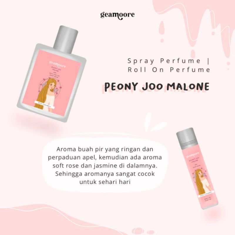 PARFUME GEAMOORE ROLL ON 6ML-Poeny Joo Malone