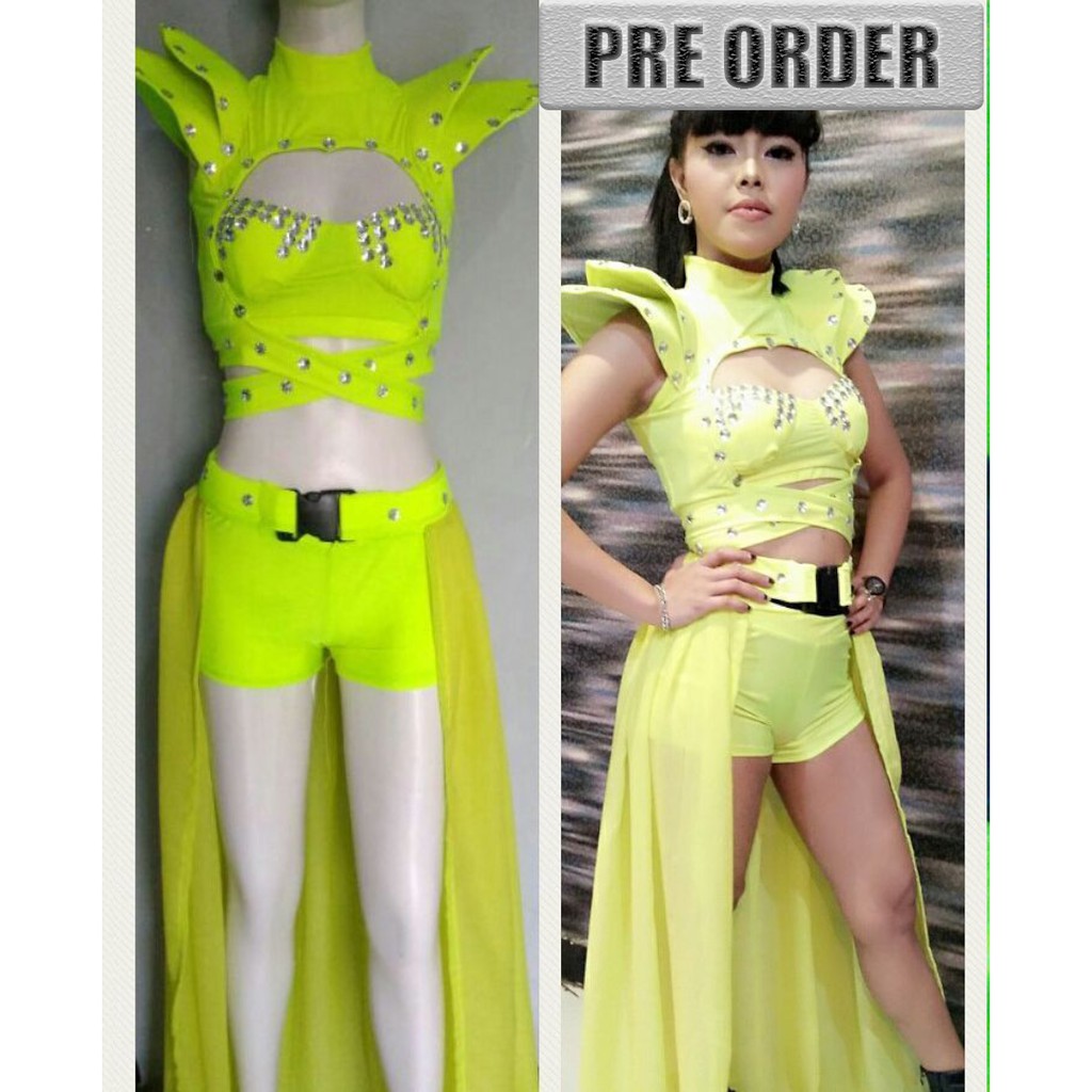 [PRE ORDER] Kostum Penyanyi Kostum Dancer Kostum Panggung Kostum DJ Korea Wanita Kpop