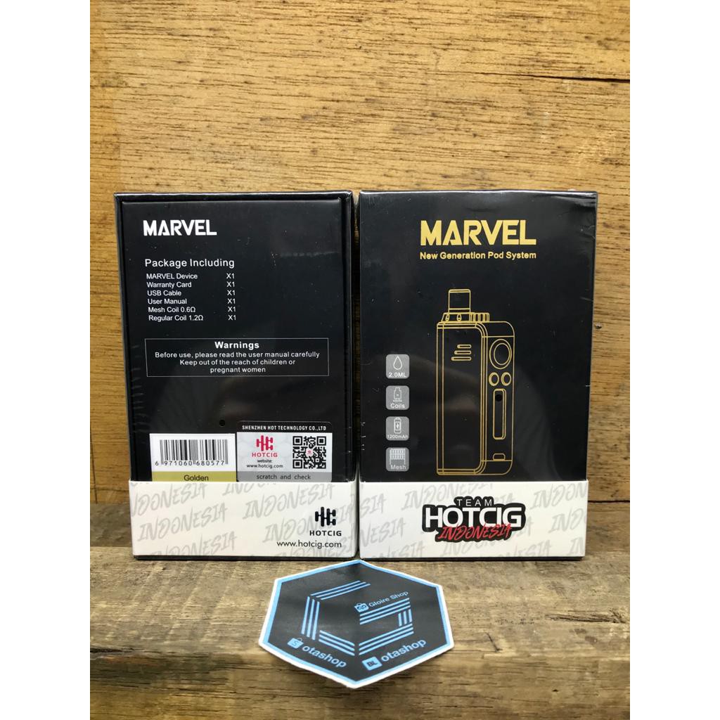 Authentic Hotcigs Marvel Aio Pod Kit System 30w 1200mah vape mod pods hotcig vapor