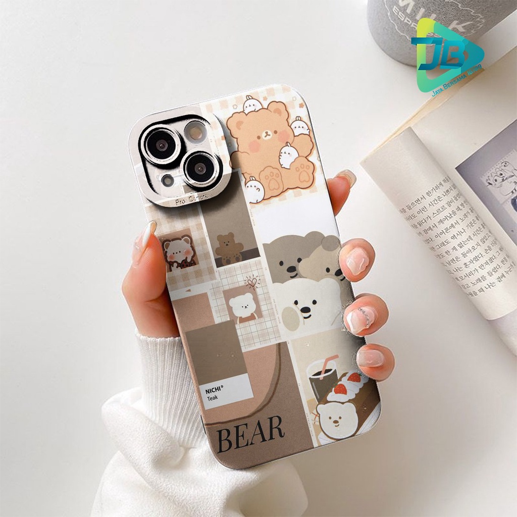 SOFTCASE PROCAMERA CUSTOM BEAR OPPO VIVO SAMSUNG REALME XIAOMI IPHONE INFINIX FOR ALL TYPE JB5770