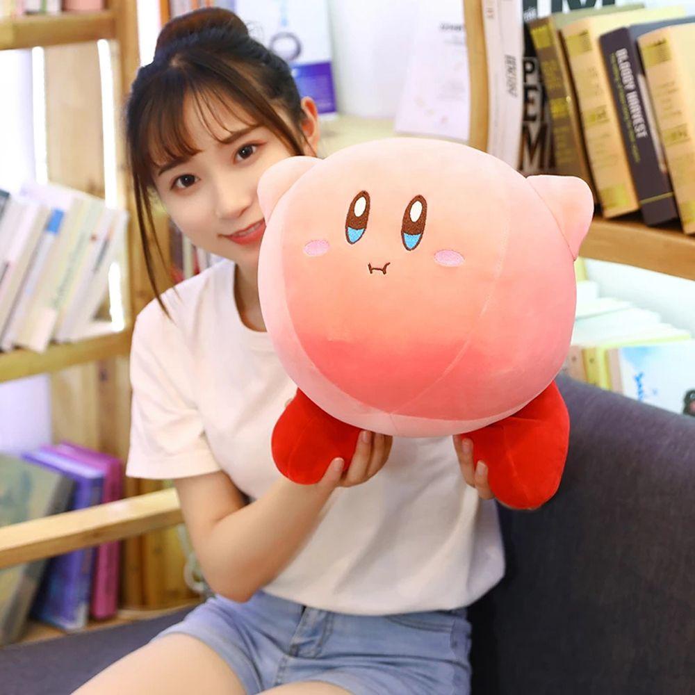 Needway   Mainan Boneka Kartun Kirby Bahan Plush Untuk Dekorasi Rumah / Hadiah Ulang Tahun