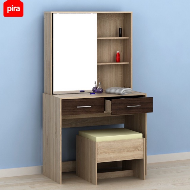 Meja rias meja makeup meja dandan kaca sliding prodesign Meja rias meja makeup meja dandan kaca sliding prodesign