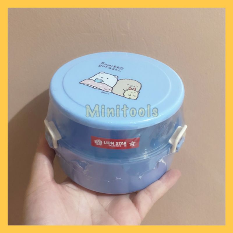 Tempat Bekal Bulat Kecil / Lion Star SB-14 Round Pop Lunch BPA Free