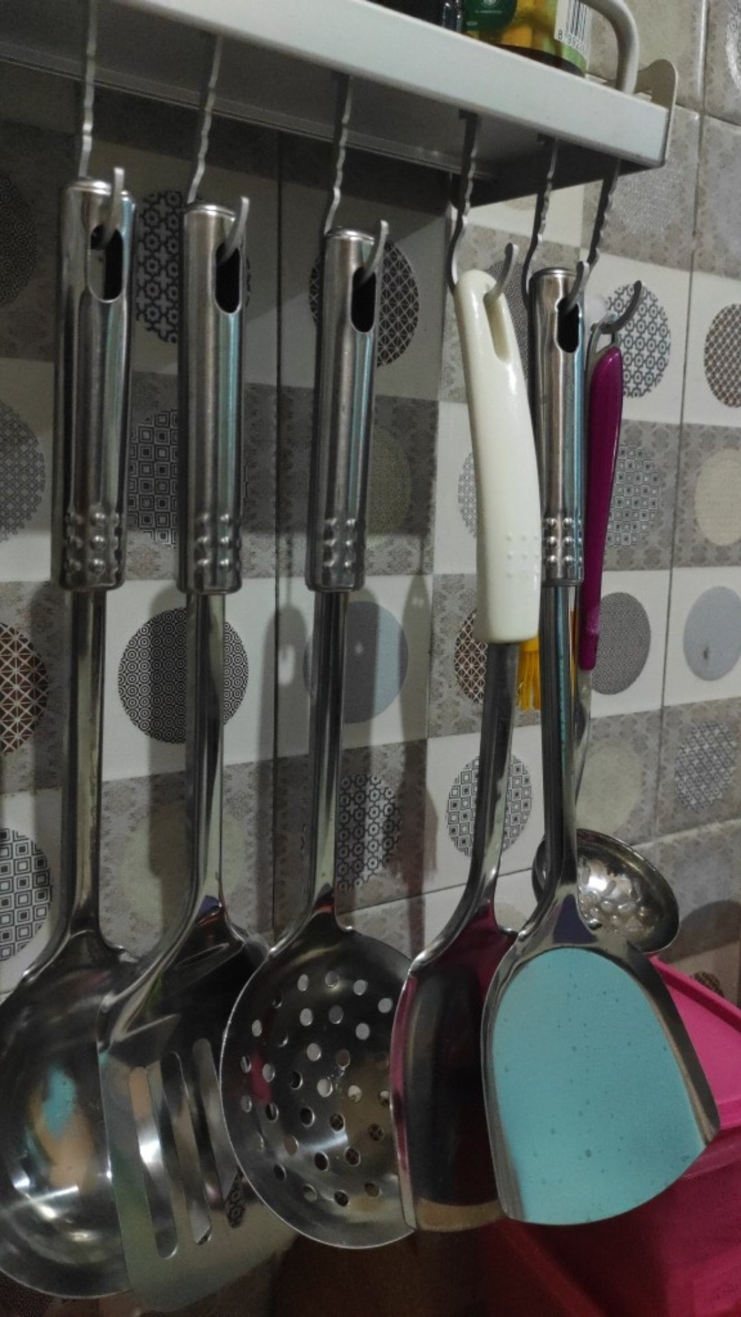 Lt- [400gr] Kitchenware Spatula Stainless Isi 7 Pc Sutil Set Sodet Alat Masak