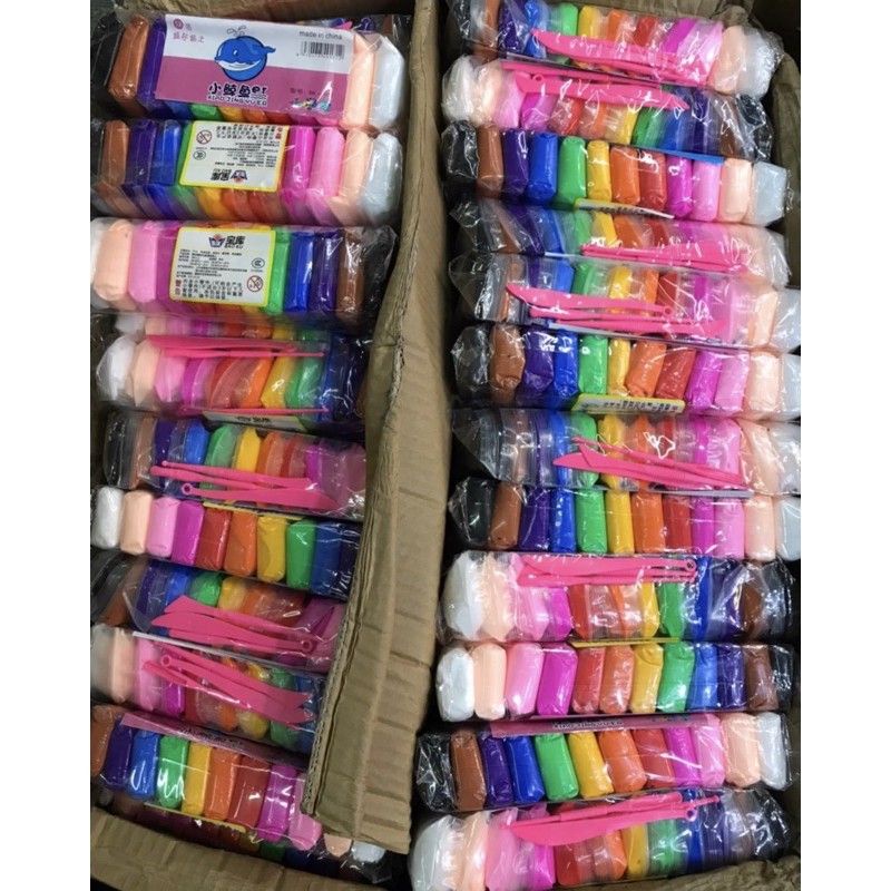 MAGIC CLAY MAINAN FANCY MAGIC CLAY SUPER SOFT AND LIGHT 12 WARNA PLASTISIN CLAY ANAK