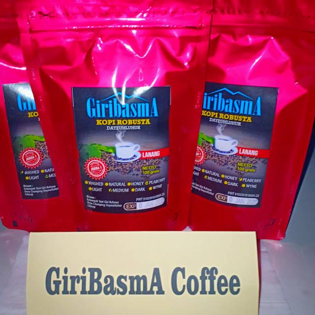 

Kopi Robusta-GiriBasma-100gr-Kopi Cilacap-Kopi Bubuk-Peaberry Coffee-Kopi Lanang