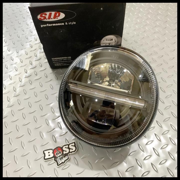 Headlamp Led Daymaker Sip Black Vespa Gts