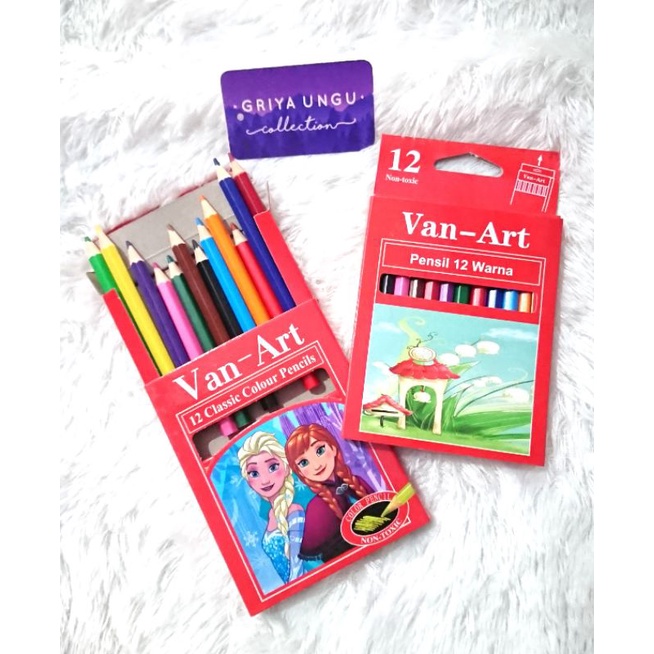 

VAN-ART Polasan / Pensil 12 Warna Pendek