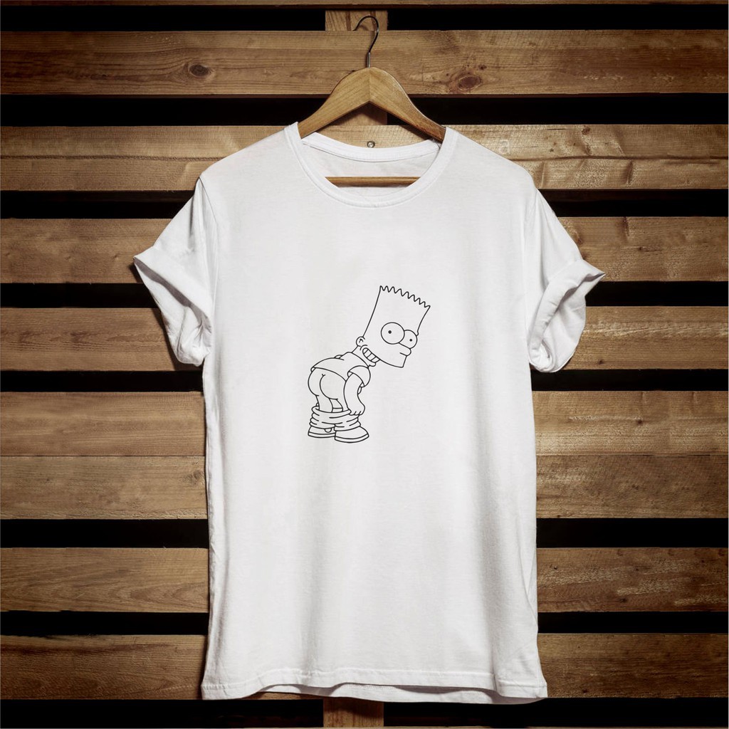 T-SHIRT BAJU KAOS DISTRO THE SIMPSON-KAOS CARTOON COTTON COMBED 30S