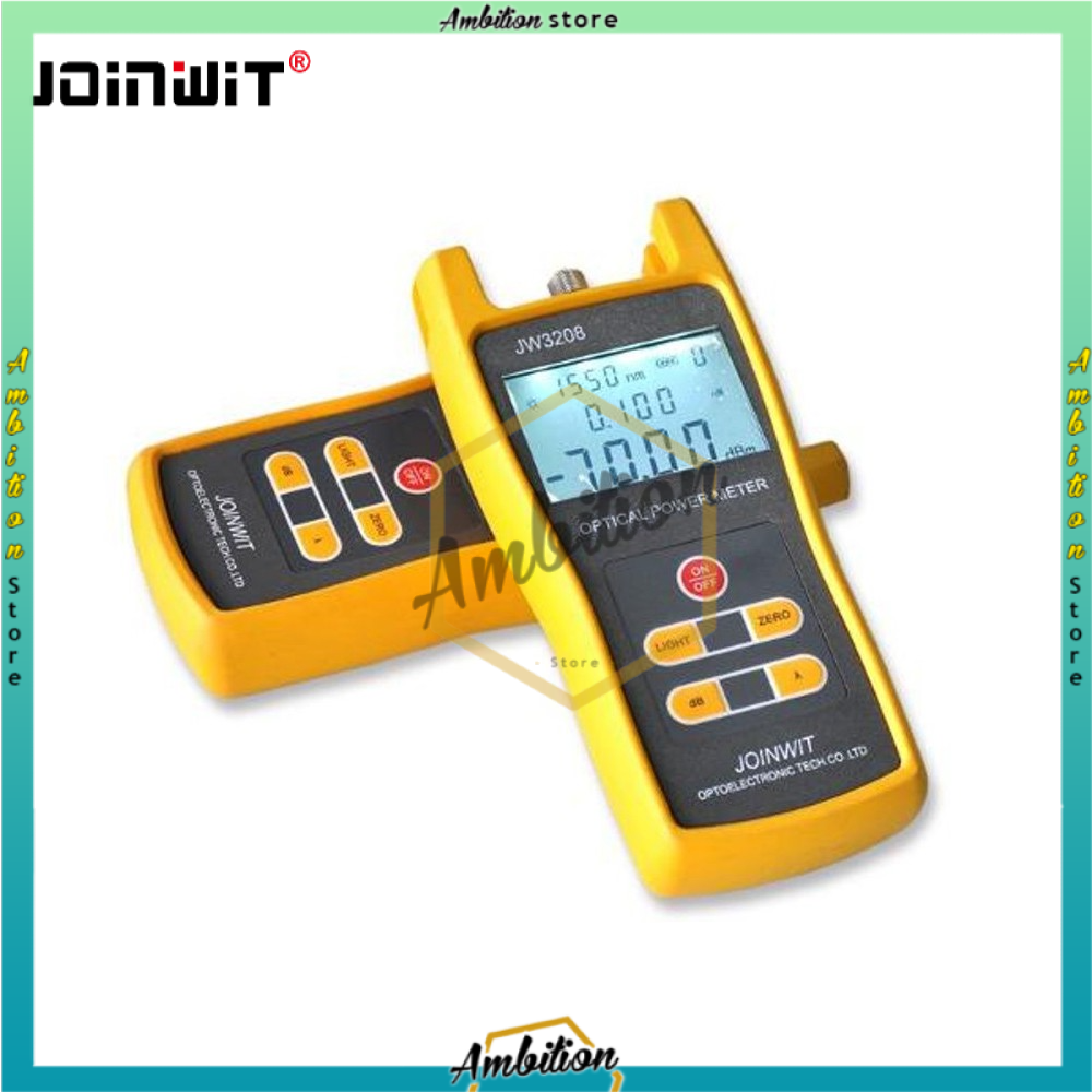 OPM Joinwit JW3208C Optical Power Meter Fiber Optik Tester FO Konektor SC FC ST LC [COD]