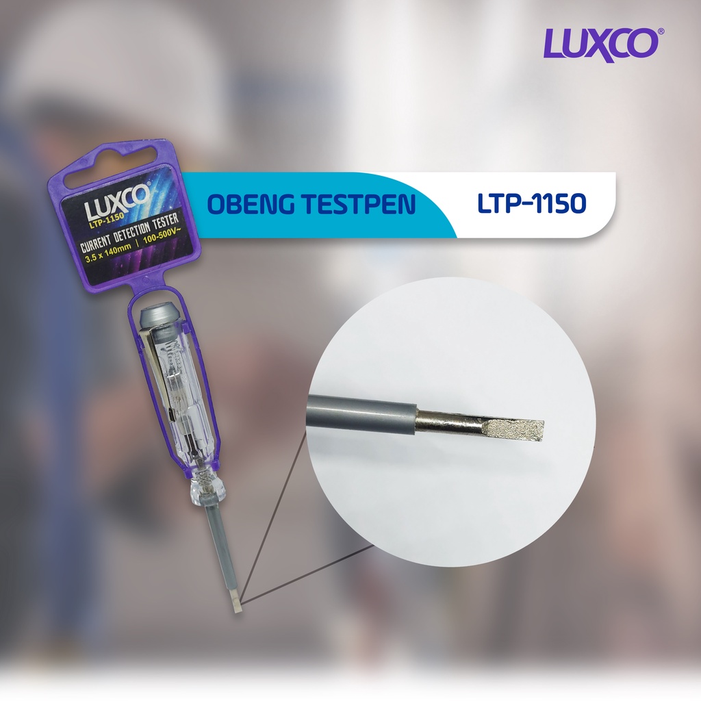 [COD] TESPEN/OBENG PREMIUM BAHAN TEBAL UNTUK TES LISTRIK, MERK LUXCO FREE ONGKIR