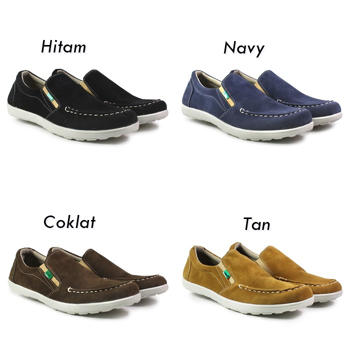 Sepatu Casual Slop Pria Walkers Askos Mocasin Loafers