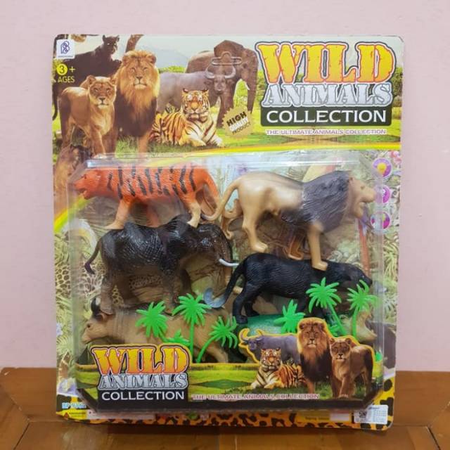 Mainan Set Hewan Animal Wild - Mainan Hewan Kebun Binatang