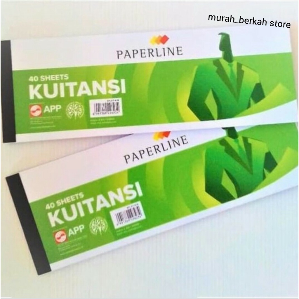 

KWITANSI / KUITANSi Kecil Paperline 40 LEMBAR MURAH (/1buku)