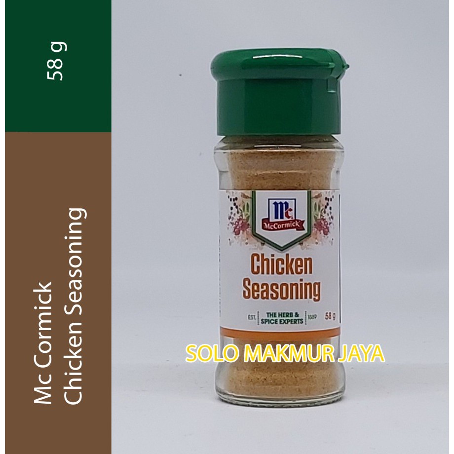 

Mccormick Mc Cormick Chicken Seasoning Ground bumbu 58 g