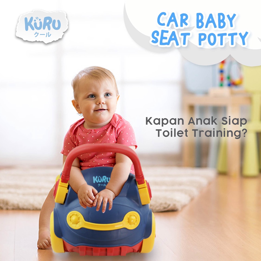 KURU Potty Training Car Series | Pispot Train Anak Motif Mobil 8891