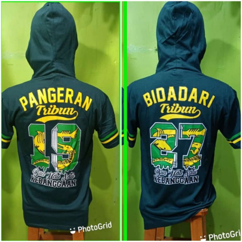 KAOS TSHIRT BONEK PERSEBAYA CASUAL HITAM GOLD MURAH