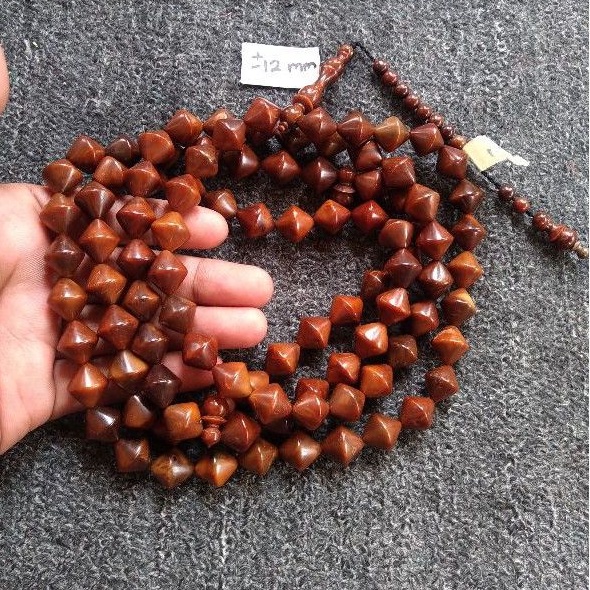 tasbih kokka wajik ± 12 mm ( 12mm )  99butir