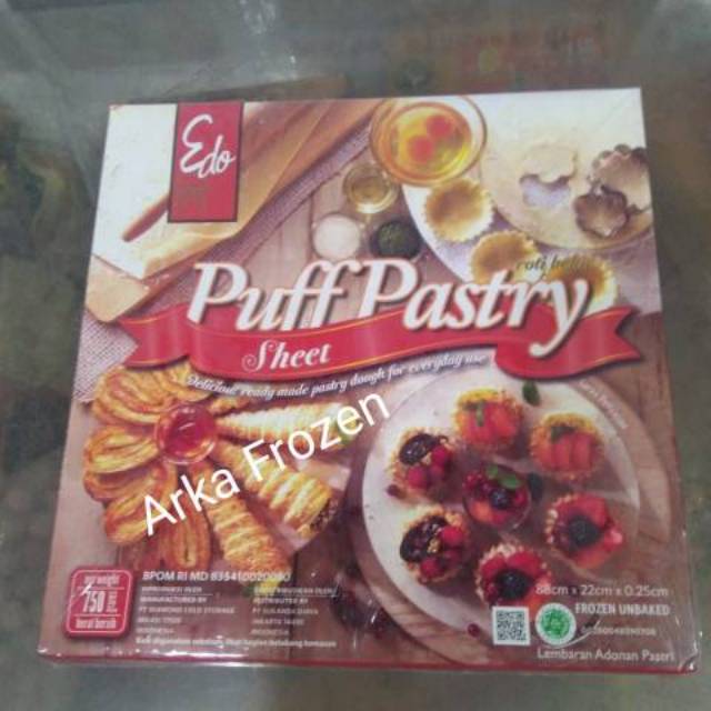 

Edo Puff Pastry Sheet 750gr