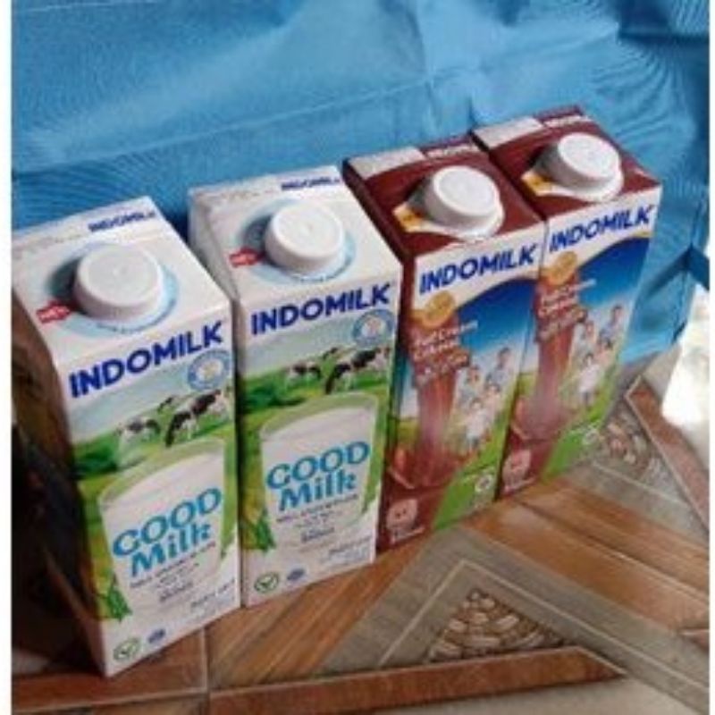 

Indomilk UHT fullcream coklat 950ml susu murni good milk