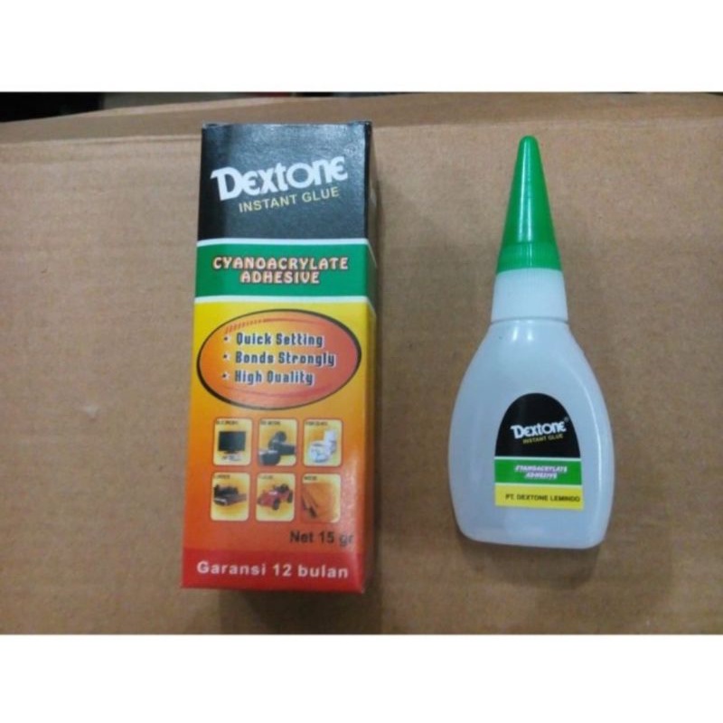 

Lem Dextone Instant Glue Adhesive Lem Super Korea Power Glue 15gr Asli