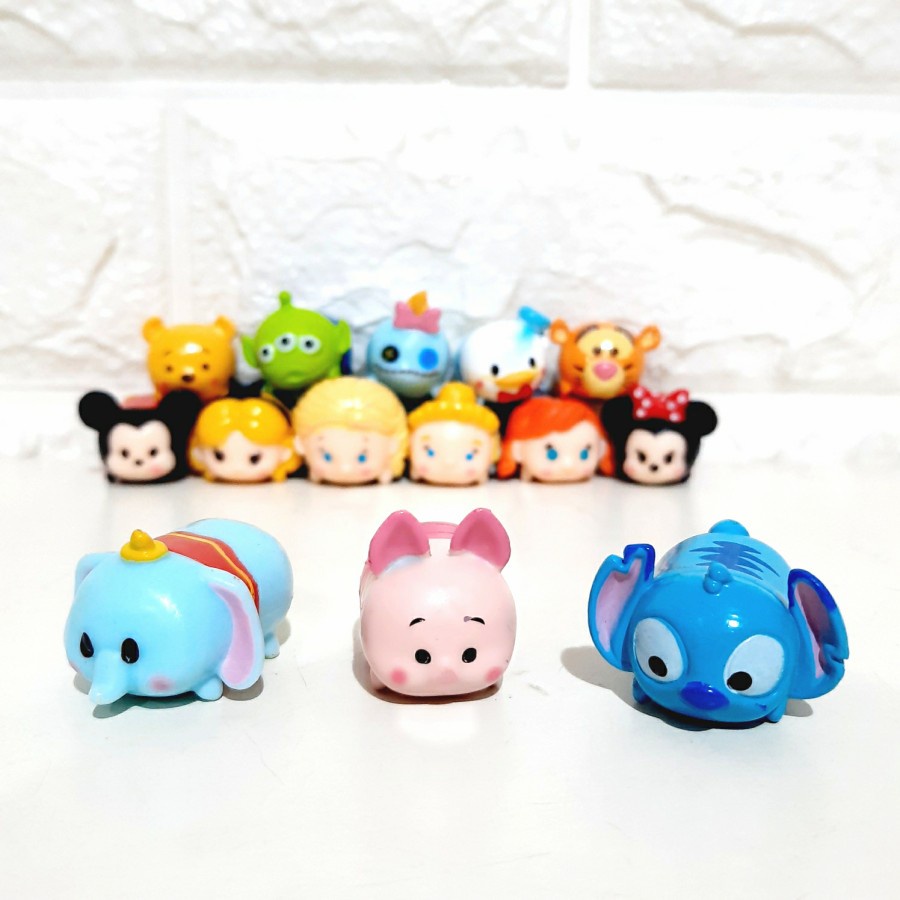 Tsum Tsum Mini Disney Princess Set 14 Kecil Kado Anak Murah Mainan