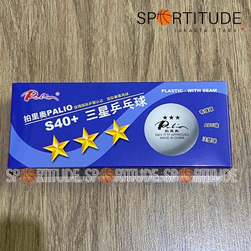 Bola Pingpong Palio Bola Tenis Meja Palio 3 star 40+ isi 10