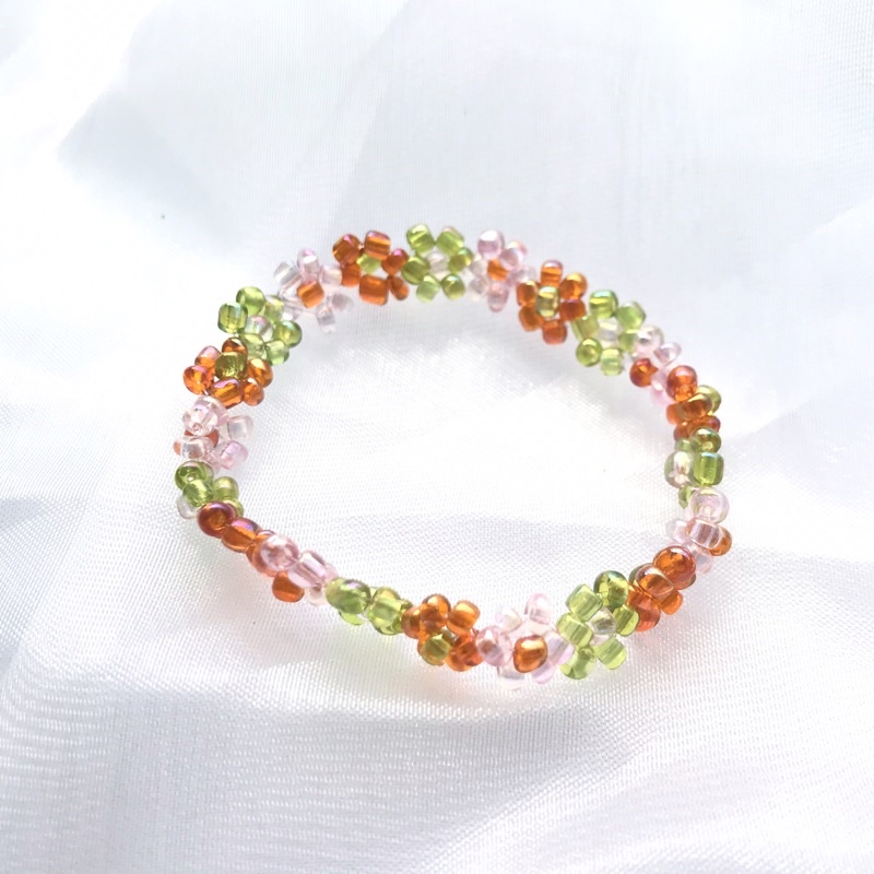 Fresh Flower Beads Bracelet / GELANG MANIK BEADS BRACELET