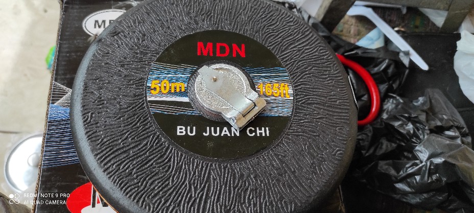 Meteran Bulat 50 M Kulit Kain | Meteran Roll | Meteran Tanah