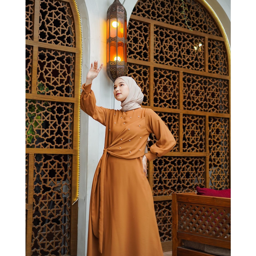 KHADIJAH DRESS - EID SERIES - PAKAIAN WANITA - DRESS MUSLIM