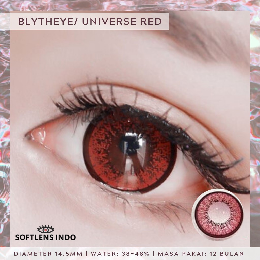 Softlens Princess Universe Eos Blytheye Red Merah Shopee Indonesia