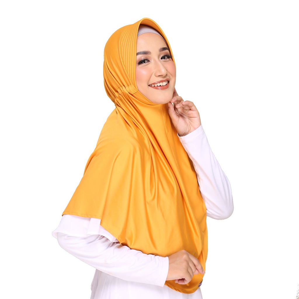 Elzatta Jilbab Instan Polos Zaria Sahara L-303