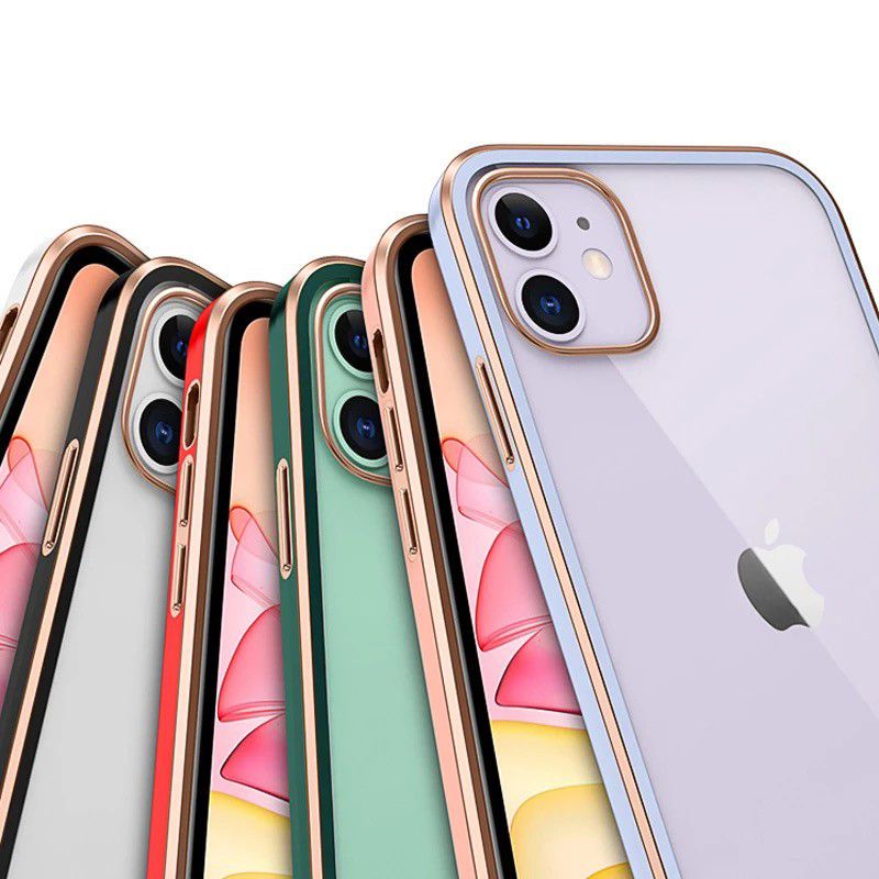 Luxury Square Plating Case iPhone 12 Pro Max / Case iPhone 11 Pro Max / Case iPhone X Xr Xs Max