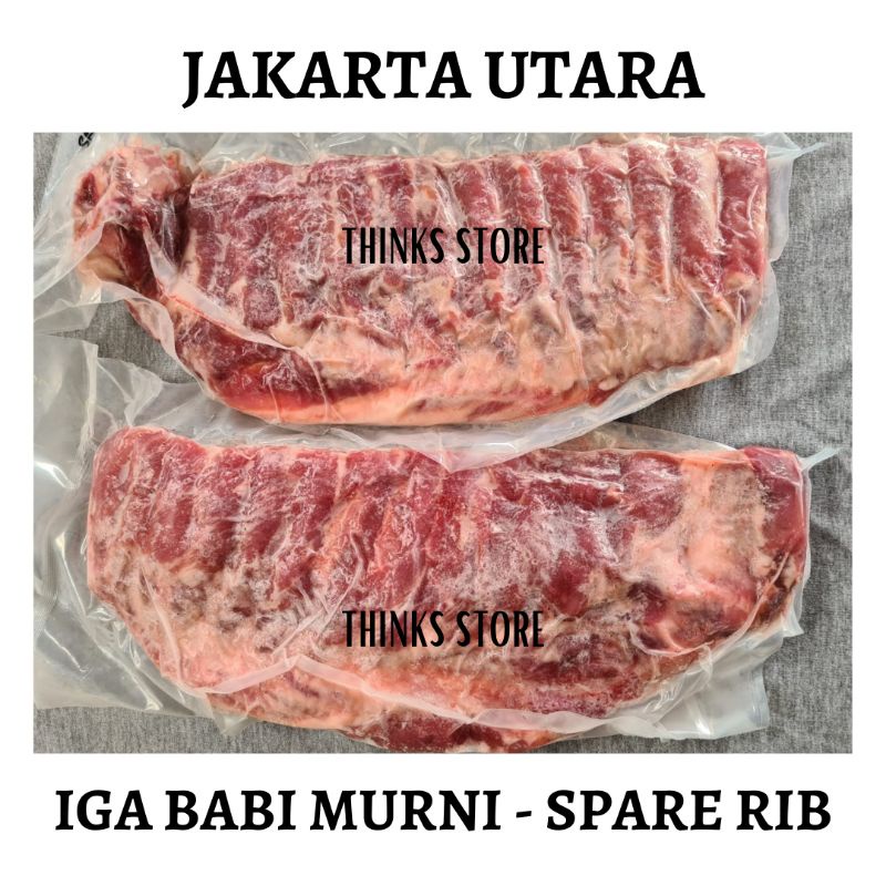 

IGA BABI MURNI UTUH - PORK SPARE RIB