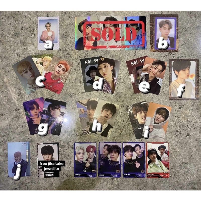 [BACA DESC] pc stray kids felix bangchan i.n seungmin levanter noeasy ce cevel