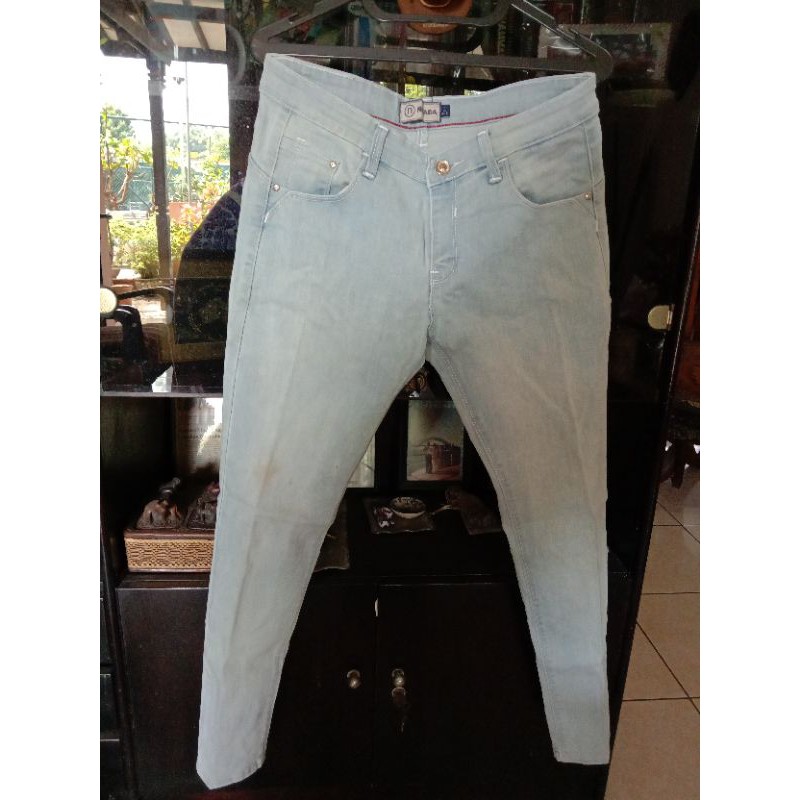 preloved celana panjang jeans stretch nevada dan linson