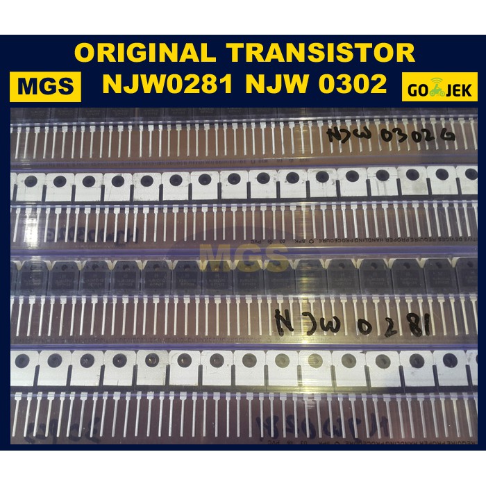 2Set Transistor NJW2081 NJW0302