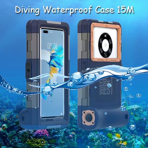 Shellbox Gen2 Diving Waterproof Case 15M Huawei Mate 40,Pro,Plus +