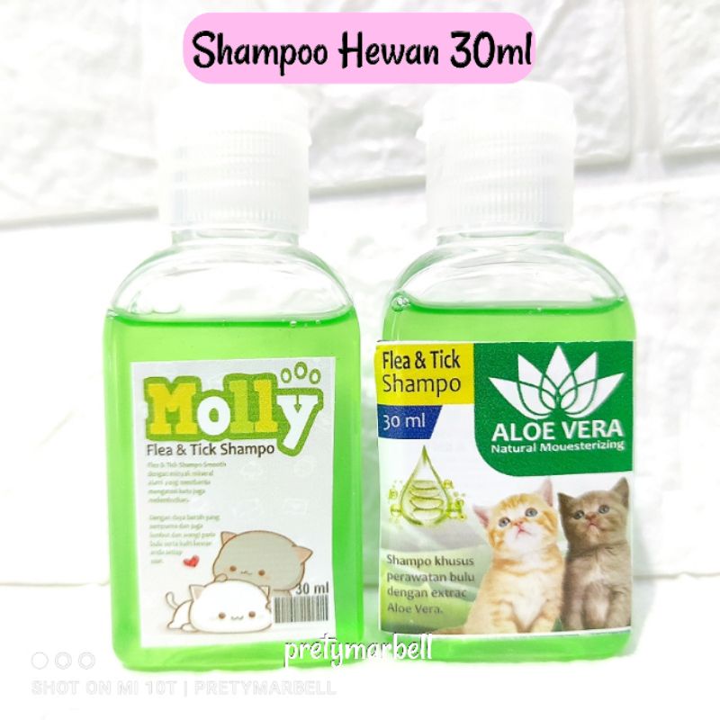 Shampoo Kucing Anti Kutu Jamur 30ml Kemasan Mini