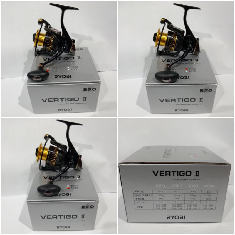 Reel Ryobi Vertigo II HP 2000 3000 4000