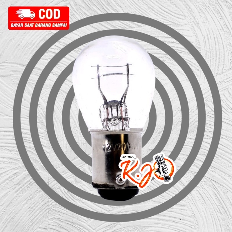 Bolam Stop Lampu Rem Bohlam Belakang Dop 12v 12 Volt BEAT MIO VARIO JUPITER MX SEMUA MOTOR