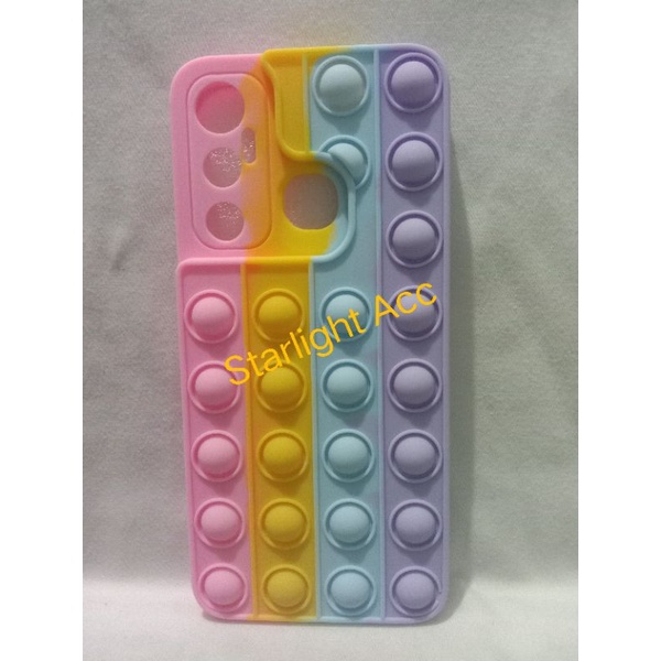 INFINIX Hot 11 Hot 10 Softcase Kesing Hape Pop it Rainbow polos Terbaru