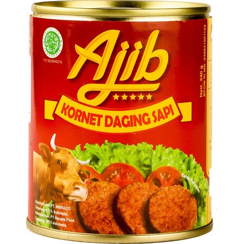 Ajib Kornet Sapi Original 340gr