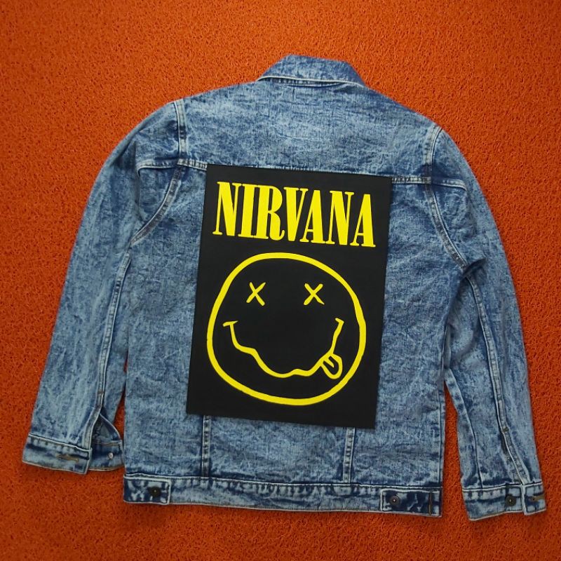 BACKPATCH SABLON NIRVANA BIG SIZE PREMIUM