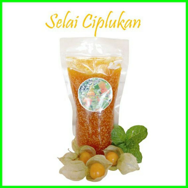 

Selai buah ciplukan / Selai golden berry kemasan standing pouch